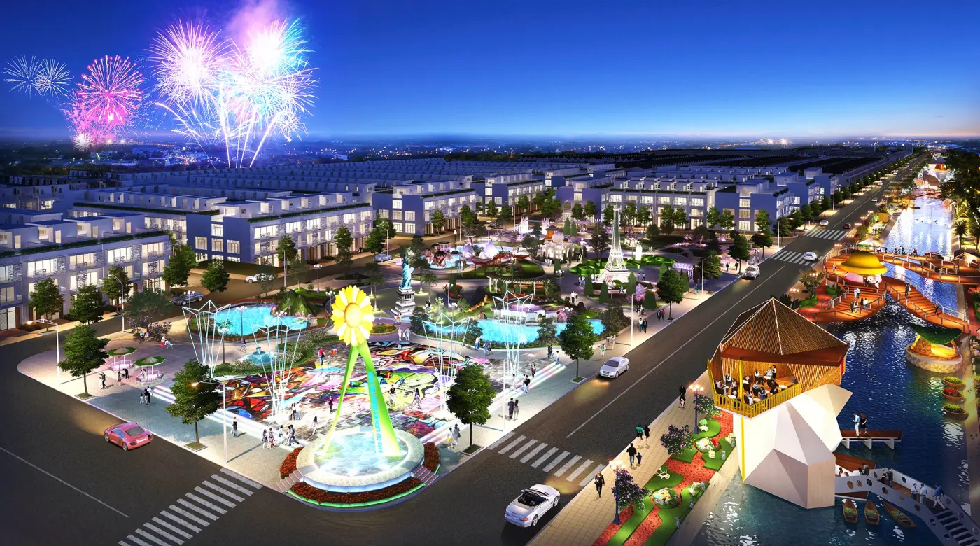 Tiện ích dự án Kim Long Ocean Thuận Phước - Quảng Trường trung tâm